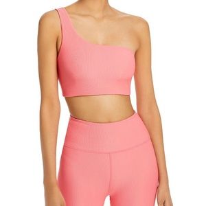 AQUA coral workout set - top size XS bottoms size S